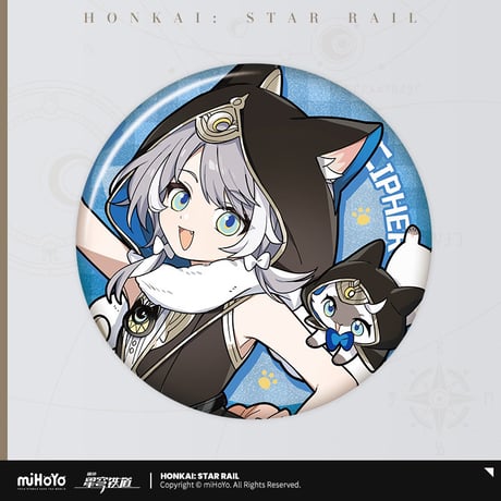 【崩スタ公式店】2604 ちびっこ 猫猫 缶バッジ 15元