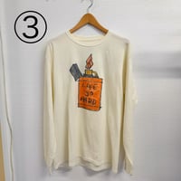 【3】【MAKAHA 】オリジナル　リメイク　ロングＴシャツ  Lサイズ