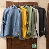 【171-103T】トンプキン裏毛ポケット付きスウェットフーディー