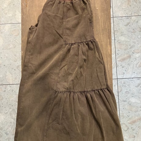 【225-102S】【にとご】ティアードフレアパンツ
