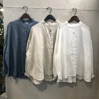 【212-103M】バンドカラーシャツ