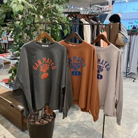 【139-102N】カレッジTiger刺繍ワイドクルー