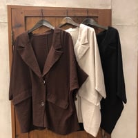 【153】リネンタッチレーラードライジャケット