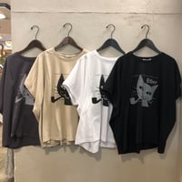 【142】【ﾌｸ】※良質天竺変形ﾜｲﾄﾞ猫PtTee