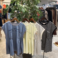 【130-102N】タックフレンチスリーブTee