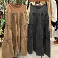【225-102S】【にとご】ティアードフレアパンツ