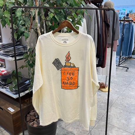 【3-102N】【MAKAHA 】オリジナル　リメイク　ロングＴシャツ  Lサイズ