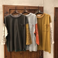 【171-102H】【ｸﾞﾗﾃｨｱ】袖Print7分袖Tee