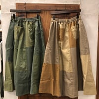 【153-103M】リップストップ×ヘリンボーン×ツイルスカート