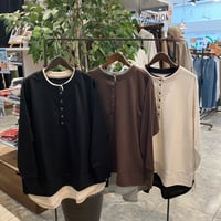 【227-102N】裏毛レイヤードチュニック