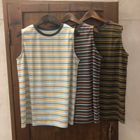 【171 -103S】配色バインダー衿タンクトップ