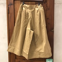 【33-3-103T】ギャバタックスカート風パンツ