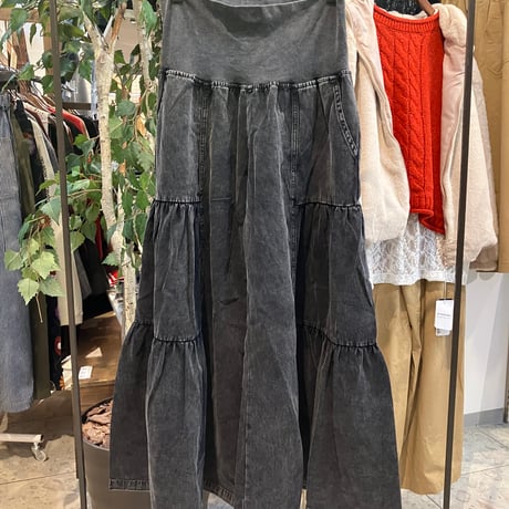 【225-102S】【にとご】ティアードフレアパンツ