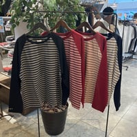 【130-102N】ラグランボーダーロンT