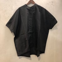 【160 103S】スタンドカラーコットン混キャッチワッシャー
