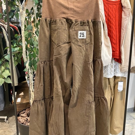 【225-102S】【にとご】ティアードフレアパンツ