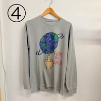 【4】【MAKAHA 】オリジナル　リメイク　ロングＴシャツ  Mサイズ