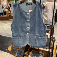 【119-102T】【CUBE SUGAR】前開きﾃﾞﾆﾑﾍﾞｽﾄ