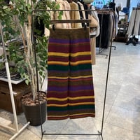 【154-102N】レインボーニットパンツ