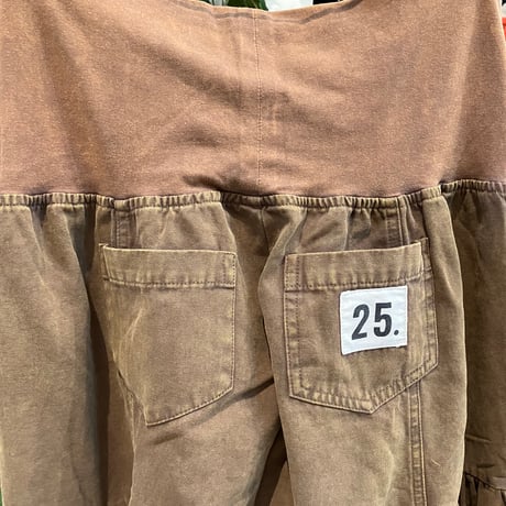 【225-102S】【にとご】ティアードフレアパンツ