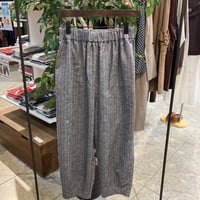 【199-102N】綿麻ストライプパンツ