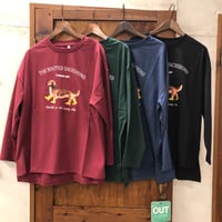 【153-103T】OE天竺DOG PtロンTee
