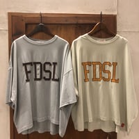 【171】パッチLogoワイドシルエット6分袖PO