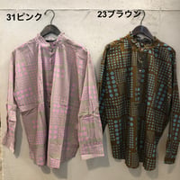 【142-103S】80VoileドットPtフリルビッグシャツ