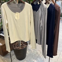 【130-102H】【Arinomama】ﾊﾞｲｶﾗｰﾍﾝﾘｰﾈｯｸﾛﾝT