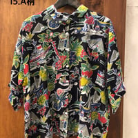 【142】Cotton LinenアロハPt半袖シャツ