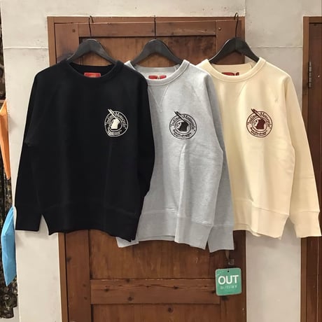 【IN-11-103H】Raglan Sleeve Sweat Shirt　-Circle logo-