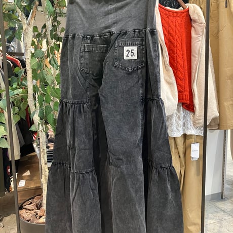 【225-102S】【にとご】ティアードフレアパンツ