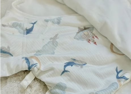 クジラさん夜のお散歩cottonロンパース59〜80