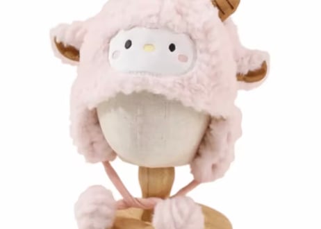 もこもこ羊さん帽子0〜3歳
