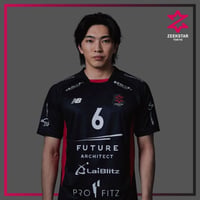 【受注】オーセンティックユニフォーム26-27 コートプレーヤーモデル  #6高橋 颯汰
