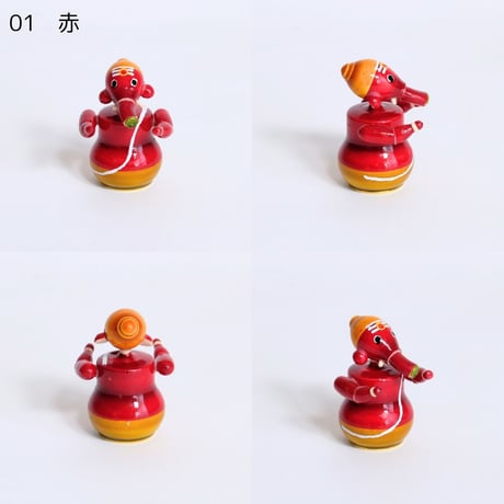 エティコッパカの木製おもちゃ　ガネーシャ　ミニ　GANESHA MINI