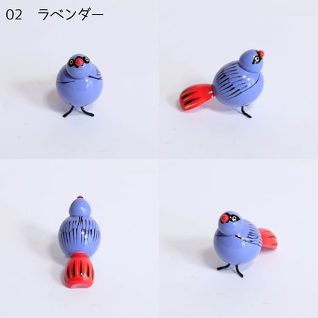 エティコッパカの木製おもちゃ　小鳥　BIRD