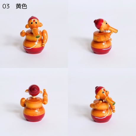 エティコッパカの木製おもちゃ　ガネーシャ　ミニ　GANESHA MINI
