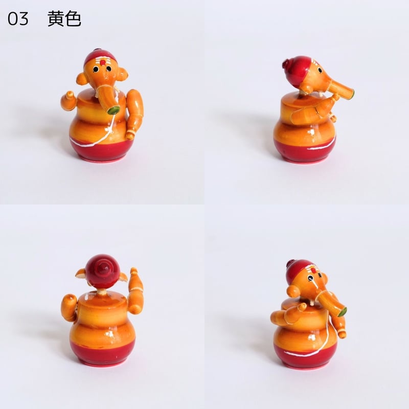 エティコッパカの木製おもちゃ ガネーシャ ミニ GANESHA MINI | インド