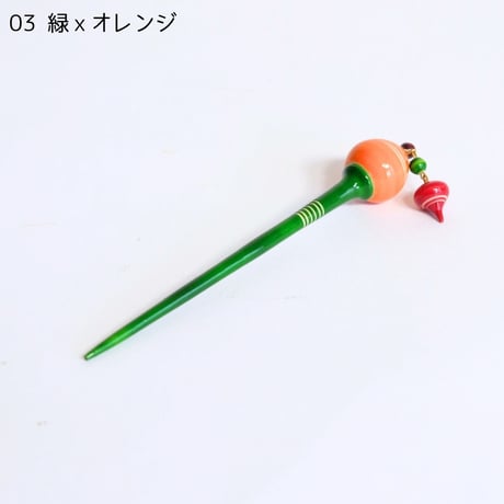 エティコッパカの木製おもちゃ　かんざし　HAIRPIN
