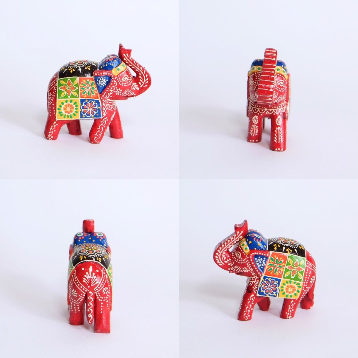 木製オブジェ ゾウ | インド雑貨のお店 ｜ SILKIND（シルカインド