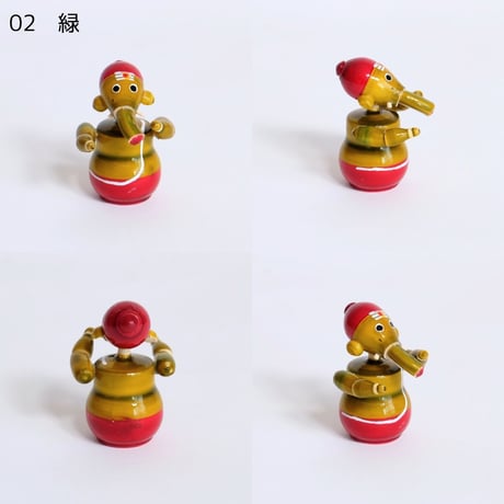 エティコッパカの木製おもちゃ　ガネーシャ　ミニ　GANESHA MINI