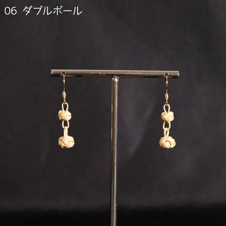 竹細工ピアス　Bamboo Tantra　全7種