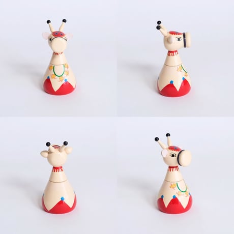 エティコッパカの木製おもちゃ　ウシ　NANDI