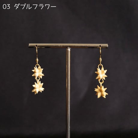 竹細工ピアス　Bamboo Tantra　全7種