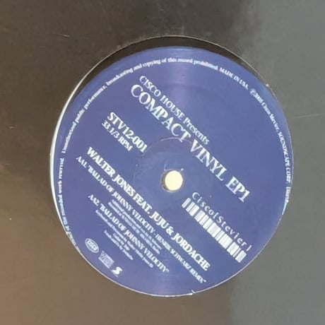 HIROSHI WATANABE / WALTER JONES - CISCO HOUSE Presents COMPACT VINYL EP1