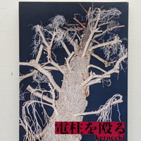 電柱を殴る