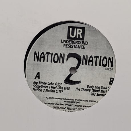 Underground Resistance - Nation 2 Nation