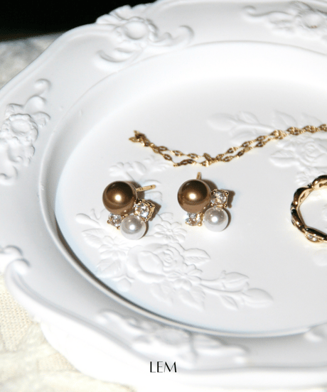 Brown Pearlピアス