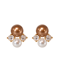 Brown Pearlピアス